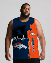 Sports Men's Big & Tall Sleeveless Shorts Two-piece